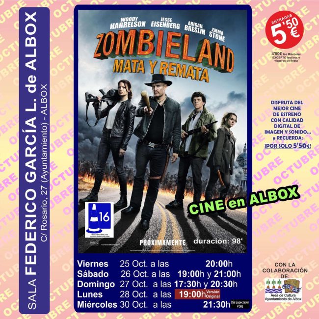 Cine en Albox – Zombieland: Mata y Remata
