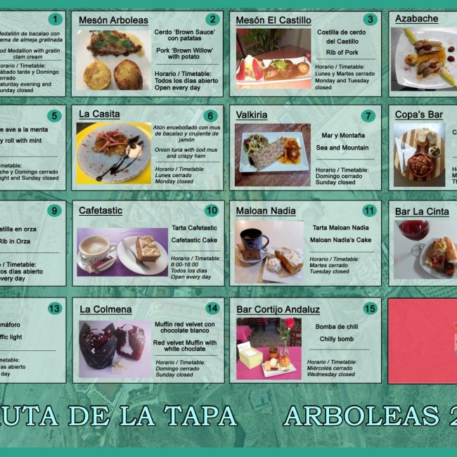 II Ruta de la Tapa Arboleas 2019