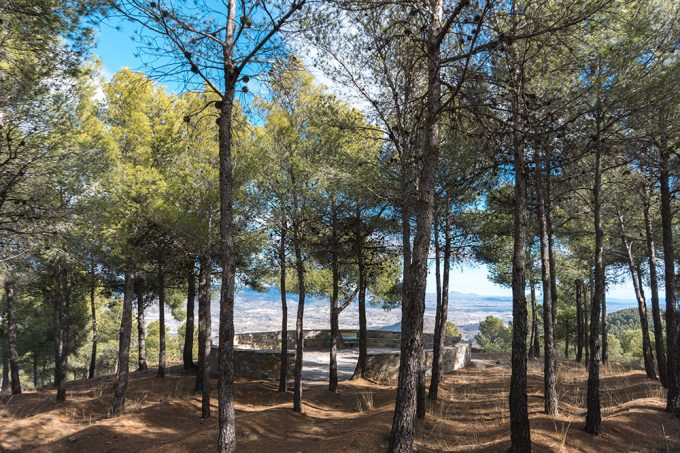 Vistas del Mirador de la Silveria 