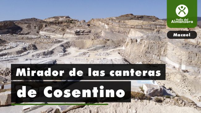 Viewpoint of the Cosentino Quarries