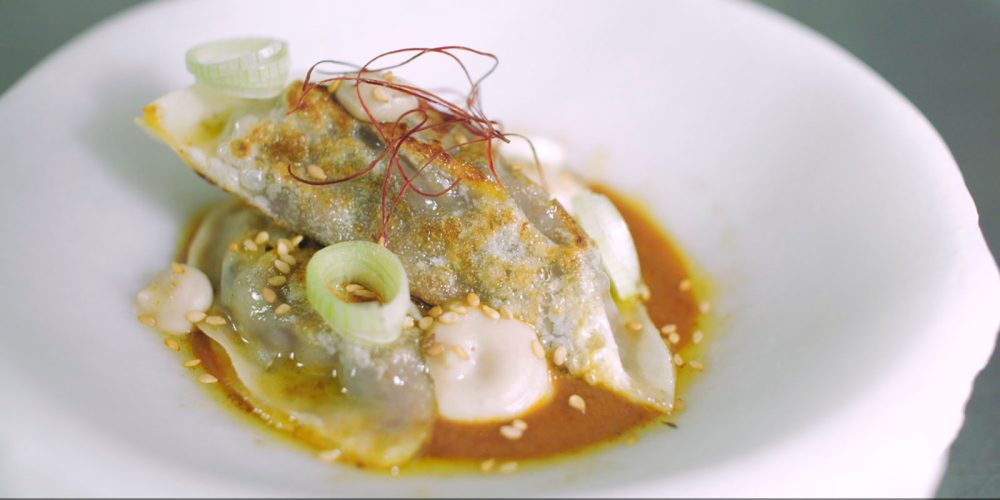 Gyozas de rabo de toro