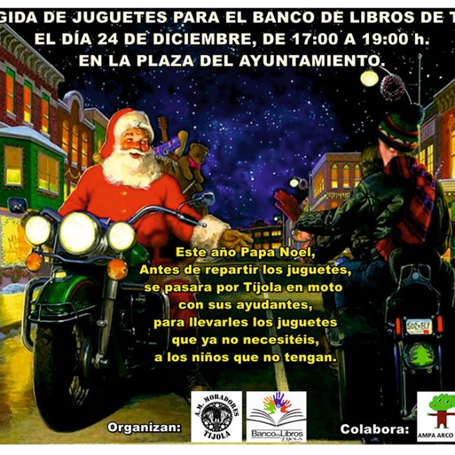 Recogida de Juguetes para el Banco de Libros de Tíjola – Navidad 2018