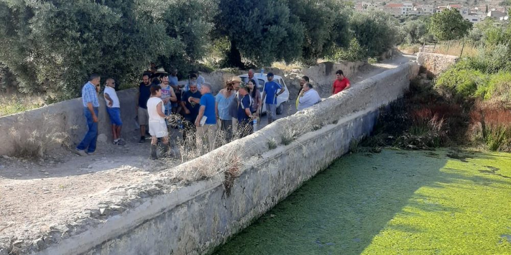 Los vecinos de El Ogarite quieren preservar y revitalizar las huertas de origen medieval de Oria