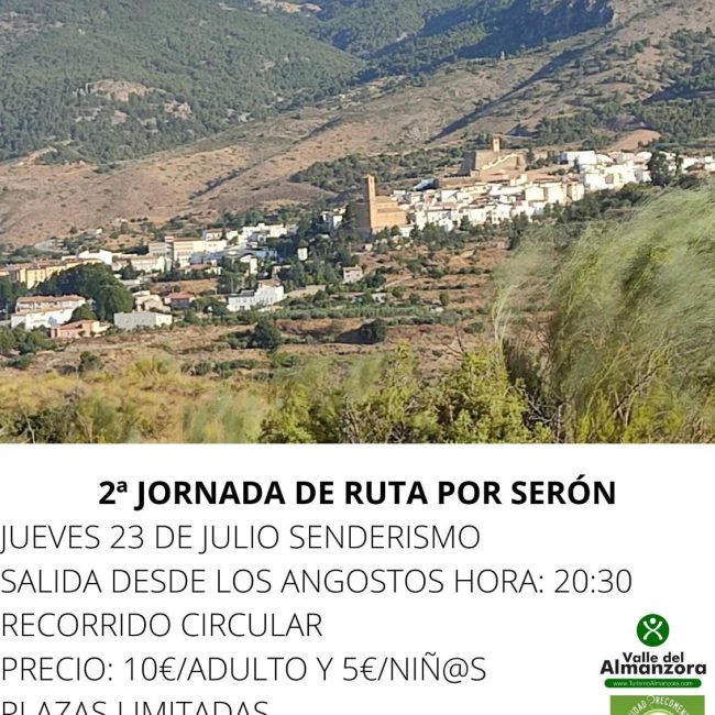 Ruta por Serón &#8211; Senderismo &#8211; 23 julio