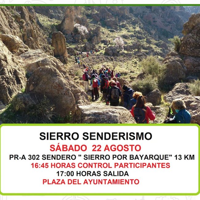 Senderismo Sierro – PR-A 302 Sierro por Bayarque