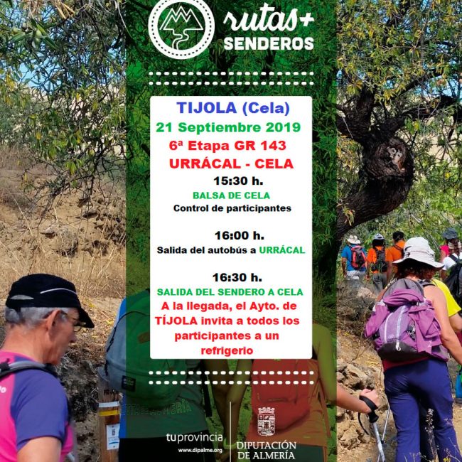 Sendero GR143 Urracal-Cela