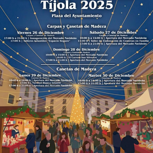 Mercado Navideño Tíjola 2025