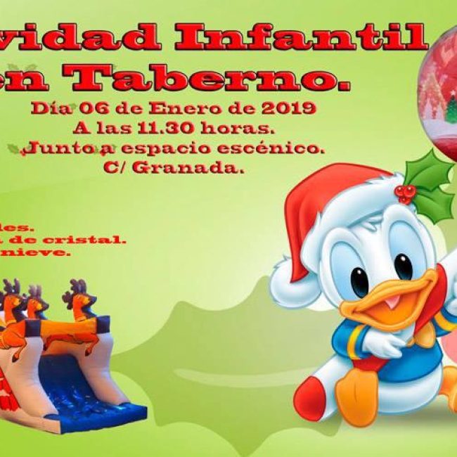 Fiesta de Navidad y Navidad Infantil en Taberno