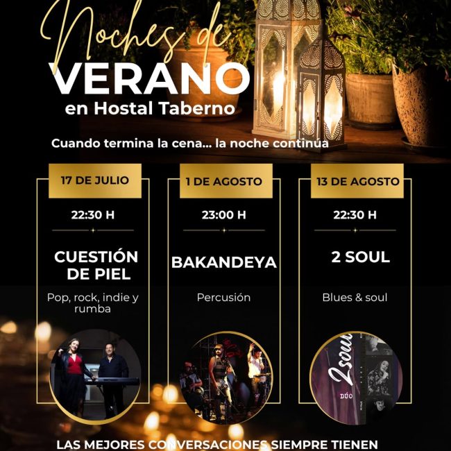 Summer Nights at Hostal Taberno 2026