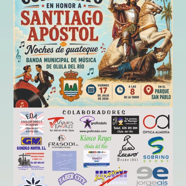 Noches de Guateque – Concierto en Honor a Santiago Apostol – Olula del Río 2026