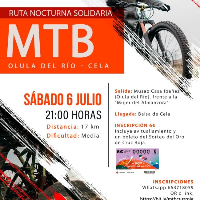 Ruta Nocturna Solidaria MTB &#8211; Cruz Roja 2024