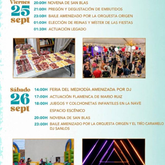 Fiestas de Líjar 2026