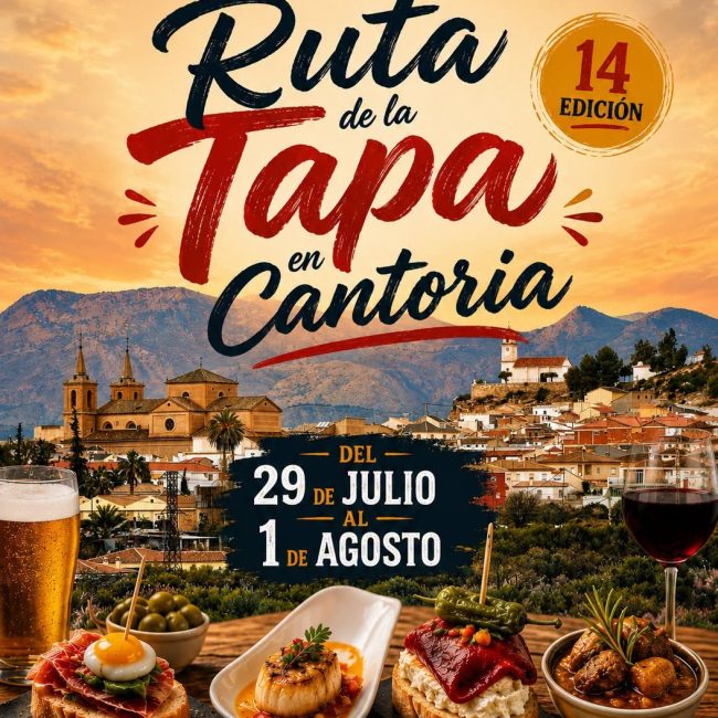 XIV Ruta de la Tapa en Cantoria 2026