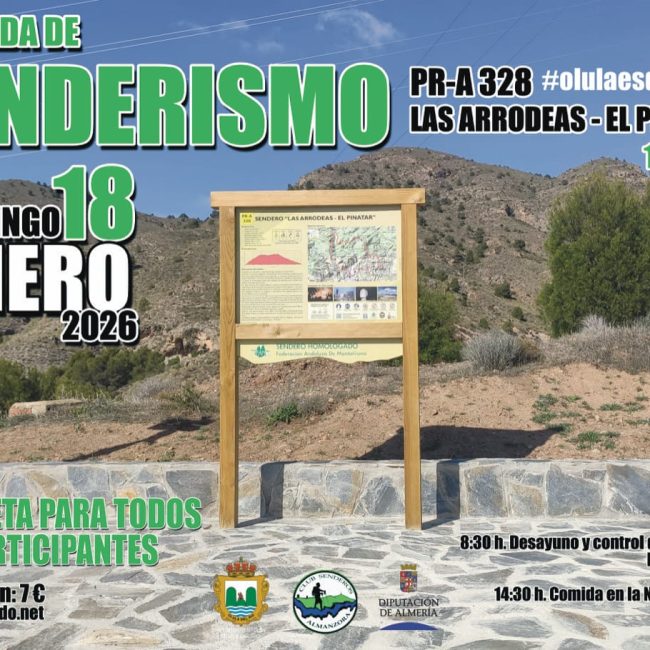 Jornada de Senderismo Las Arrodeas-El Pinatar Olula del Río 2026