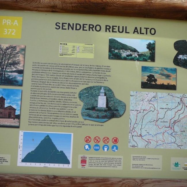 Senderismo Laroya Reul Alto PR-A 372