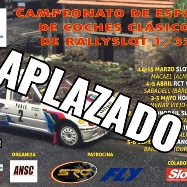 Campeonato España de Coches Clásicos de RallySlot 1/32