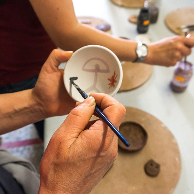 Taller creativo de ceramica y alfarería