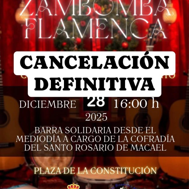 IV Zambomba Flamenca Macael 2025 – CANCELADA