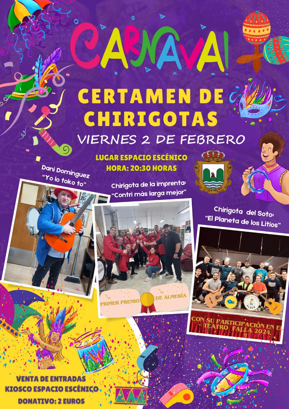 Chirigotas Competition - Olula del Rio Carnival 2024 - Interior de ...